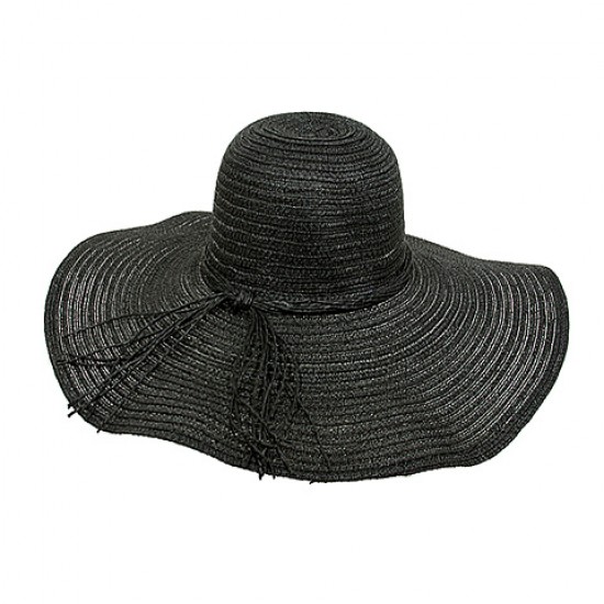 Black Colour - Bcpilar Straw Hat 8043 - Khaki